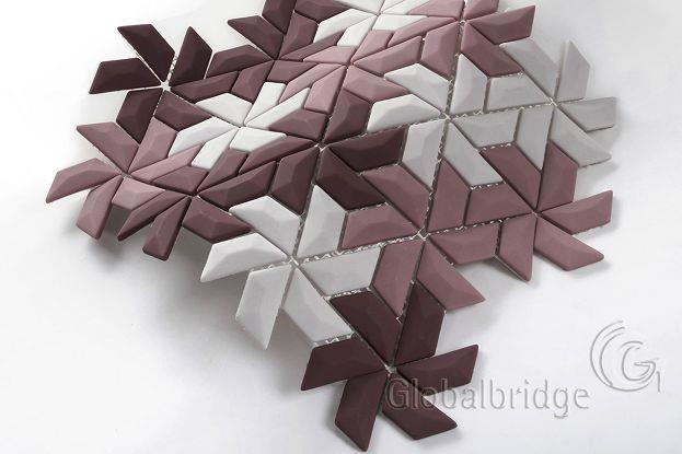 3d glass wall tiles