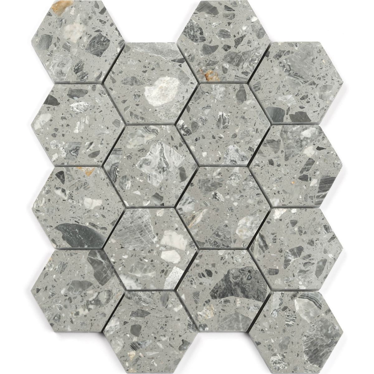 Nature Engraving stone mosaic wall tile