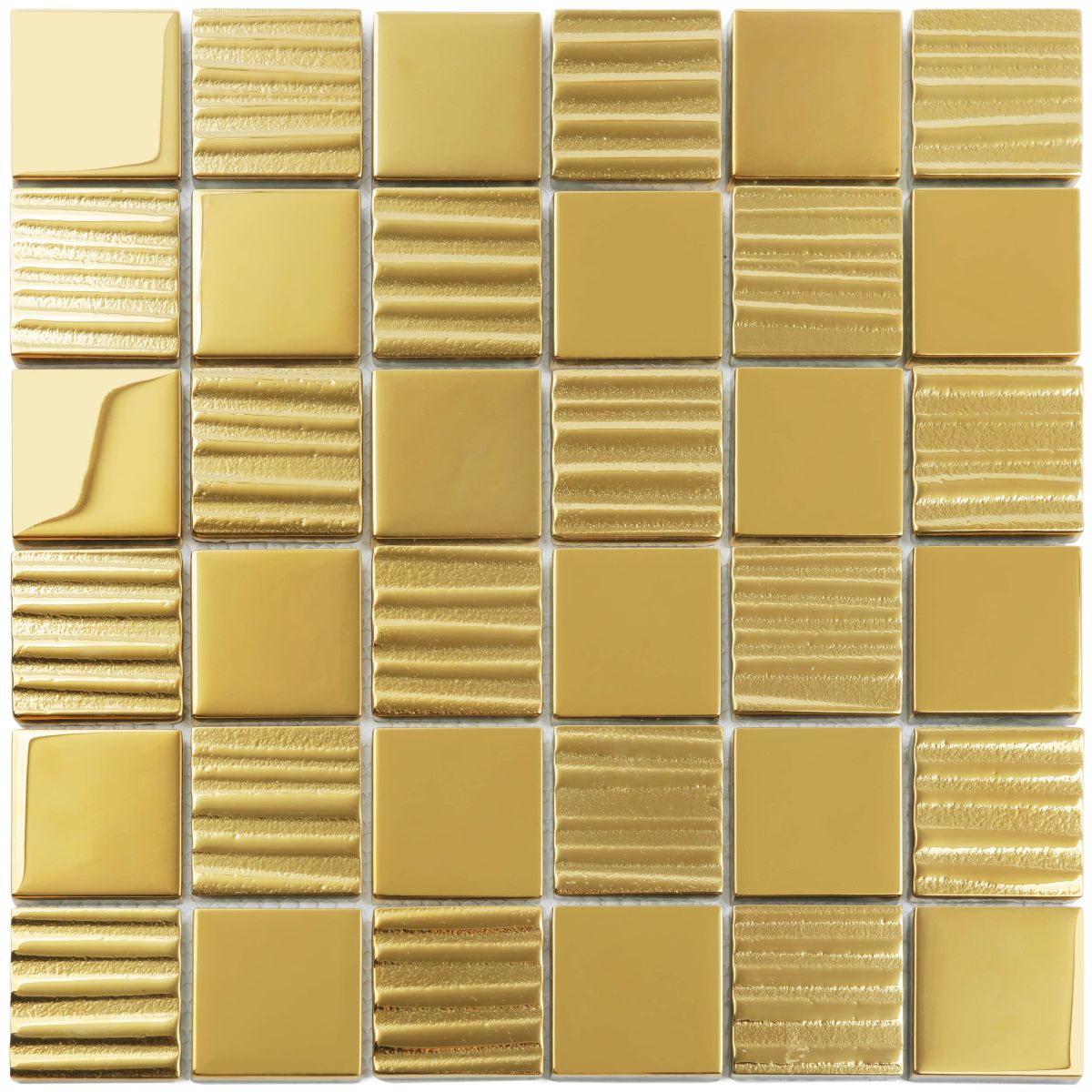 Mosaic Gold Crystal Tiles Gold Kitchen Mosaic Tile Modern Style Design